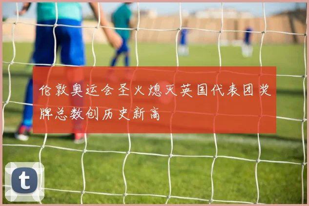 伦敦奥运会圣火熄灭英国代表团奖牌总数创历史新高