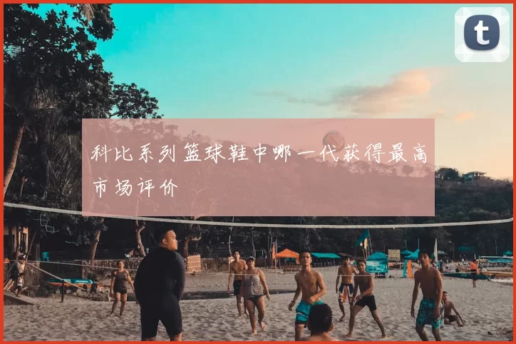 科比系列篮球鞋中哪一代获得最高市场评价