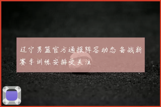 辽宁男篮官方通报阵容动态 备战新赛季训练安排受关注